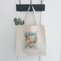 Hen Stamp - Custom Canvas Tote Bag