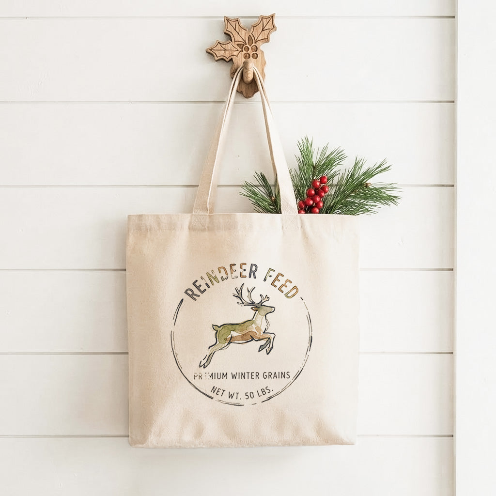 Reindeer Feed Logomark - Canvas Tote Bag