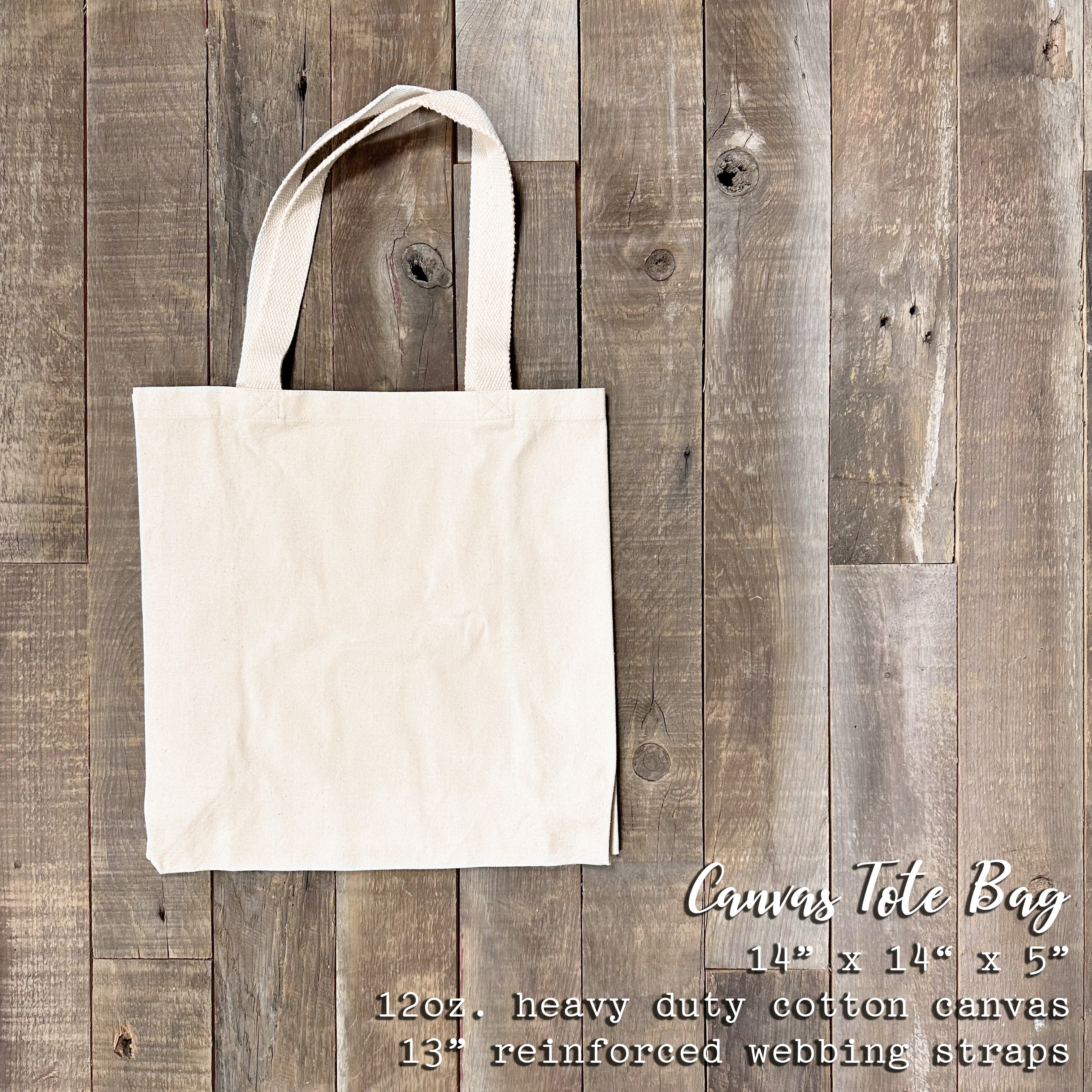 Christmas Gnomes with Moose - Canvas Tote Bag