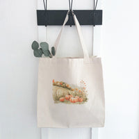 Pumpkin Landscape - Customizable Canvas Tote Bag