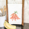 Watercolor Tied Carrots - Cotton Tea Towel