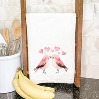 Love Birds - Valentine's Day Cotton Tea Towel