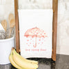 Love Raining Down - Valentine's Day Cotton Tea Towel