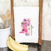 Floral State - Cotton Tea Towel