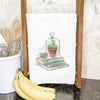 Terrarium and Books - Cotton Tea Towel