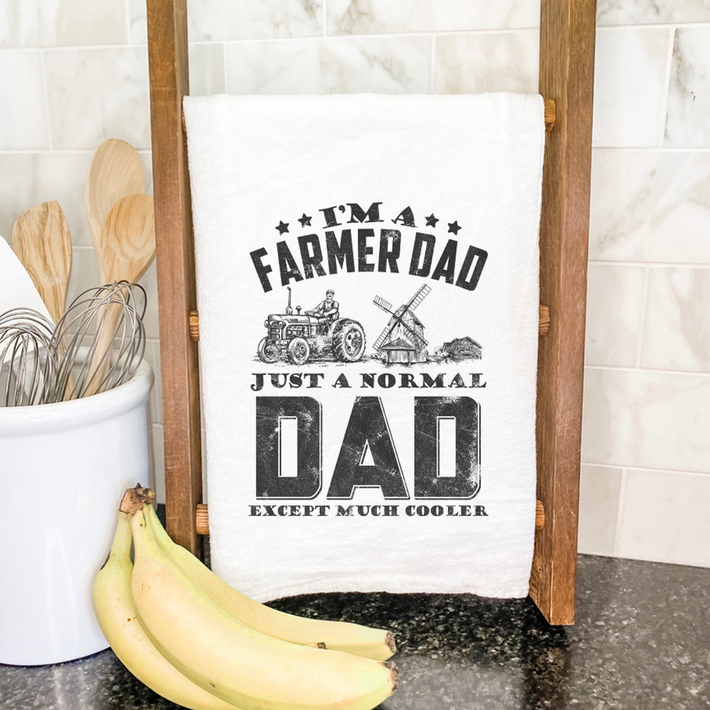 Farmers Dad - Father's Day Cotton Tea Towel