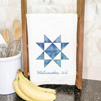 Quilted Block - Custom Cotton Tea Towel