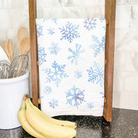 Snowflakes Pattern - Cotton Tea Towel