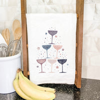 Champagne Pyramid - Cotton Tea Towel