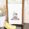 Gnome with Presents - Cotton Tea Towel