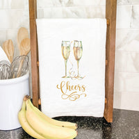 Champagne Cheers - Cotton Tea Towel