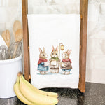 Fairytale Bunny Carolers - Cotton Tea Towel