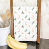 Holly and Stocking - Cotton Tea Towel