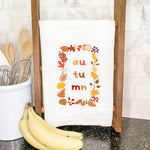 Autumn Abstract - Cotton Tea Towel
