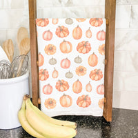 Pumpkin Pattern - Cotton Tea Towel