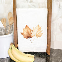 Fall Maple Leaves - Cotton Tea Towel