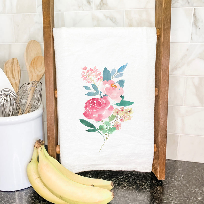Mother's Love Flowers - Cotton Tea Towel