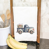 Daisy Farmhouse Truck - Cotton Tea Towel