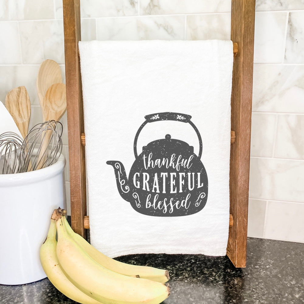 Thankful Teapot - Cotton Tea Towel