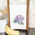 Watercolor Hydrangea - Cotton Tea Towel