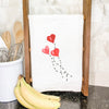 Heart Balloons - Cotton Tea Towel