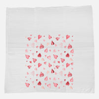 Scattered Hearts Pattern - Cotton Tea Towel