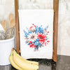 Patriotic Daisy Bouquet - Cotton Tea Towel