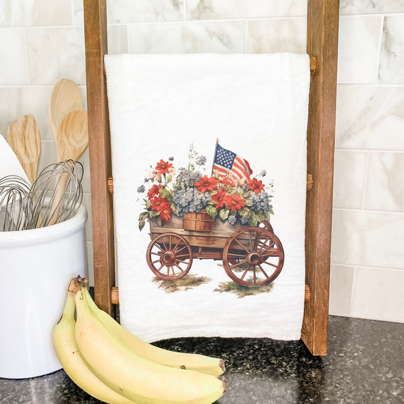 Vintage Carriage Planter - Cotton Tea Towel