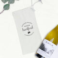 Circle Est, City, State - Custom Canvas Wine Bag