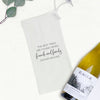 Friends Family Gather Around - Canvas Wine Bag