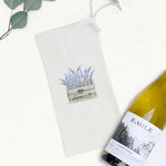 Lavender Basket - Canvas Wine Bag