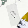 I am who I am - Mother's Day Canvas Wine Bag