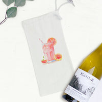Grapefruit Drink - Summer Canvas Wine Bag
