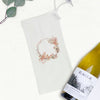 Delicate Autumn Wreath - Canvas Wine Bag