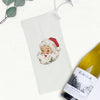 Vintage Santa - Customizable Canvas Wine Bag