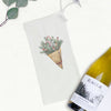 Christmas Pine Bouquet - Canvas Wine Bag