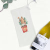 Gingerbread House Cupcake - Canvas Wine Bag