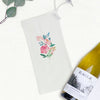 Mother's Love Flowers - Canvas Wine Bag