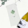 Lucky Four Leaf Clover - St. Patrick's Day Canvas Wine Bag