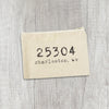 Customizable Zip Code - Canvas Zipper Pouch