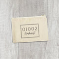 Rectangle Zip, City - Custom Canvas Zipper Pouch