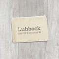 City and Coordinate - Custom Canvas Zipper Pouch