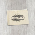 Ornamental City/State - Custom Canvas Zipper Pouch