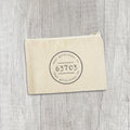 Postmark Stamp - Custom Canvas Zipper Pouch