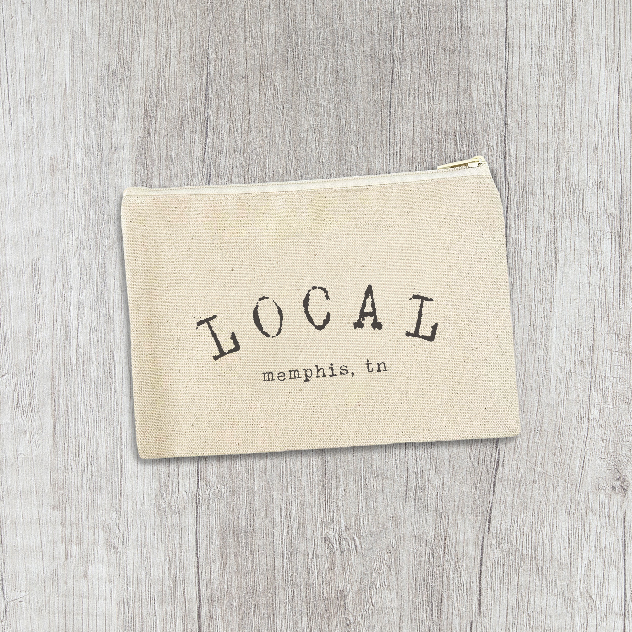 LOCAL City, State - Custom Canvas Zipper Pouch
