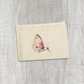 Spring Butterfly - Canvas Zipper Pouch