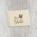 Rise and Shine Rooster - Canvas Zipper Pouch