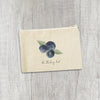 The Blueberry Best - Canvas Zipper Pouch
