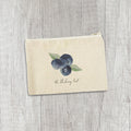 The Blueberry Best - Canvas Zipper Pouch