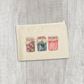 Three Berry Jams - Canvas Zipper Pouch